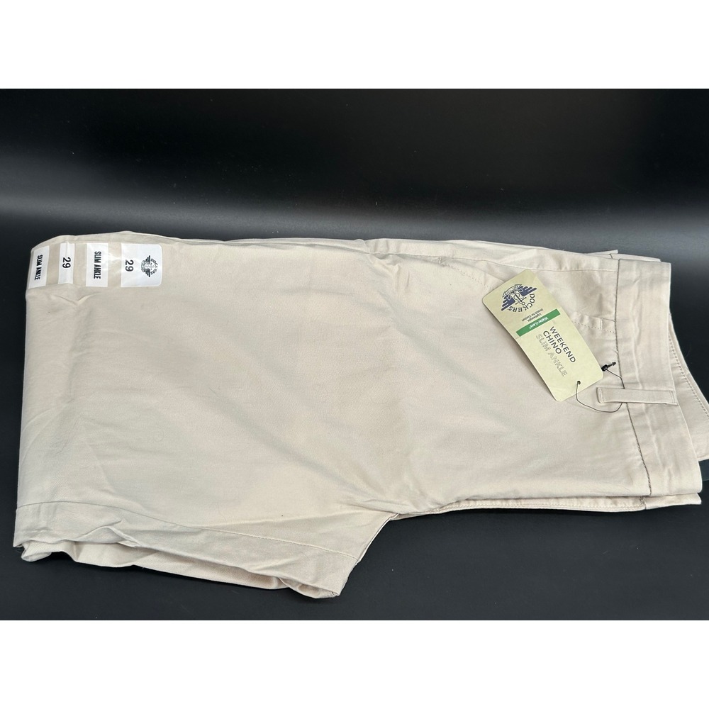 Dockers Womens Dockers Women's Weekend Chino Mid-Rise Slim Ankle Pants Sz 29